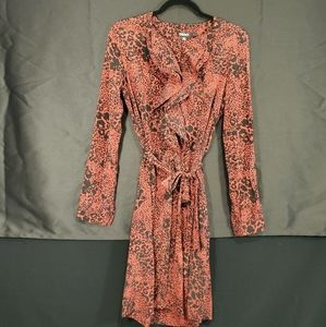 DKNY Cheetah Print Dress-Small-Excellent Condition